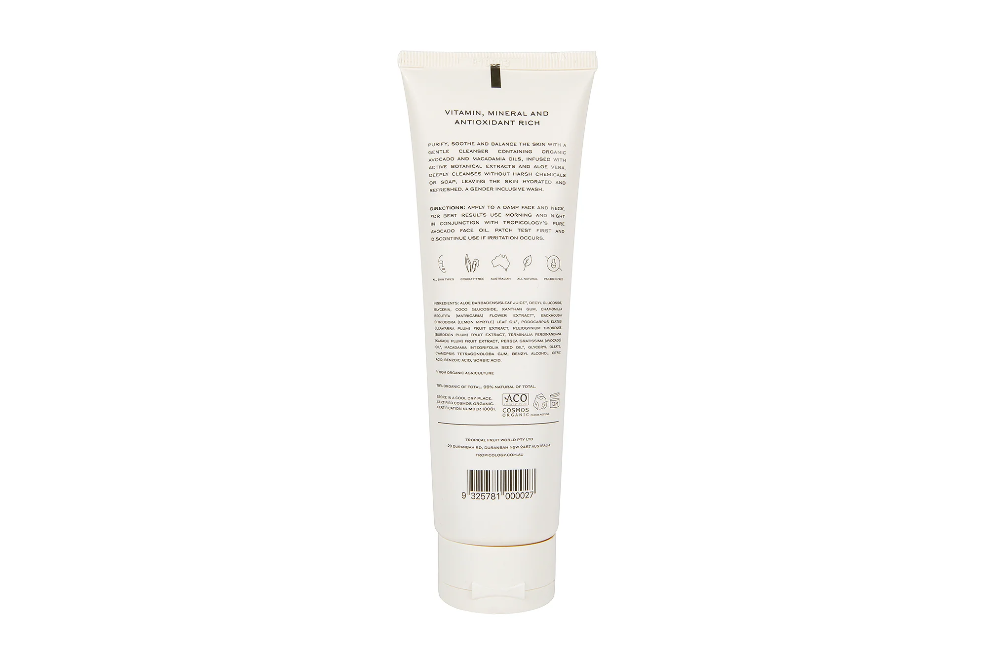 Tropicology Organic Avocado Face Wash - Image 3